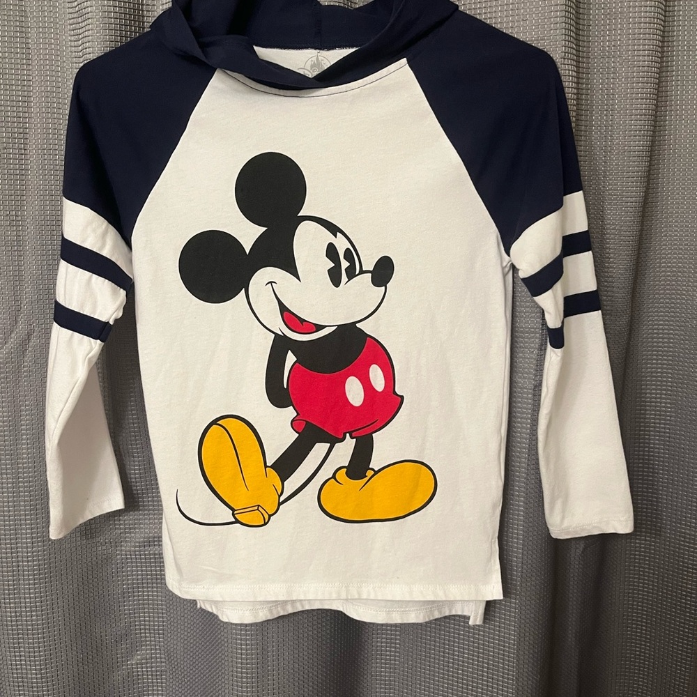 Disney Blue and White Mickey Mouse Sweatshirt